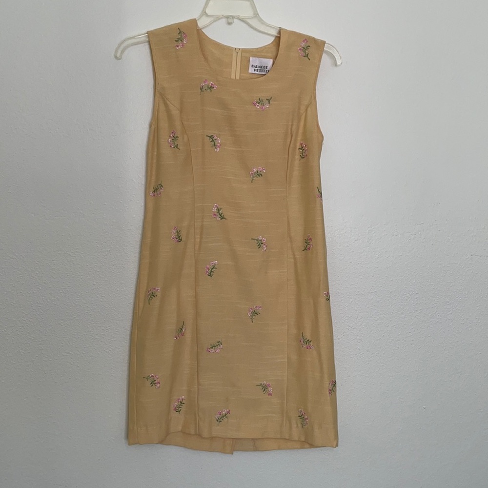Vintage Yellow Picnic Dress